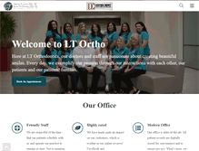 Tablet Screenshot of ltortho.com